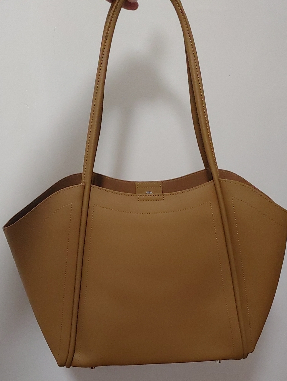 Leather Tan Tote Bag